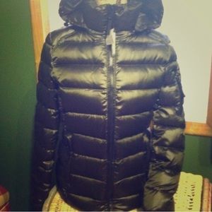 NWT Calvin Klein Green Down Puffer Coat Small
